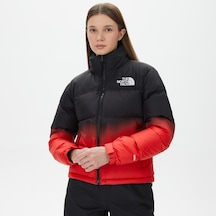 The North Face 96 Nuptse Dip Dye Kadın Kırmızı Mont Düz Nf0a84qyoor1
