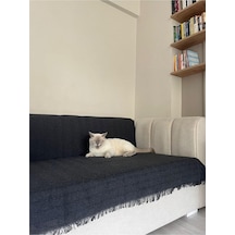 Koltuk Örtüsü Balıksırtı Bej 175 X 210 Çok Renkli