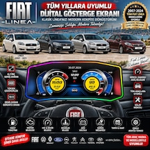 Fiat Linea 2007-2018 Modeller İçin Harici Digital Gösterge Odb Ekran Arıza Göstergesi Turbo Gösterge Hayalet Ekran