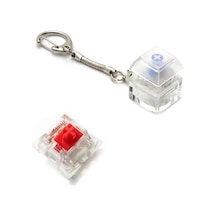 Spelt Outemu Blue Ve Red Mavi Ve Kırmızı Mekanik Switch Tuş Stres Atma Buton Test Anahtarlık Keycap Siyah