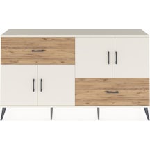Arges Konsol 3 Raflı 2 Çekmeceli 4 Kapaklı 176x30x99 Aytaşı-aytaşı/çam Aytası/atlas Çam - Aytası
