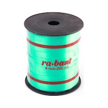 Metalik Yeşil Balon Ipi 200mx8mm Parlak Rafya Süsleme Rabant