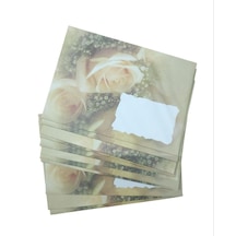 Keskin Color 13x18 Desenli Mektup Zarfı 10'lu Gül-11