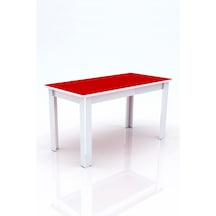 3g Tasarım Dikdörtgen İlkokul Masası Renkli Tablalı-4553-kırmızı