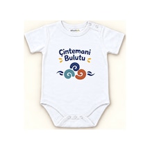 Babylimon Çintemani Bulutu Beyaz Kısa Kollu Çıtçıtlı Bebek Zıbını Beyaz - Çintemani Bulutu - 928161963 Beyaz - Çintemani Bulutu
