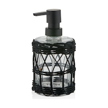 The Mia Rattan Sıvı Sabunluk Siyah 330 Ml Sbn0074