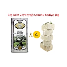 Altın Irmak Yeni Sezon Soğuk Sıkım Natürel Sızma Zeytinyağı 4 x 5 L + Zeytinyağı Sabunu 1 KG