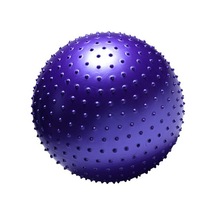 Miyang Dikenli Yoga Pilates Aeorobik Jimnastik Topu 55 CM Mor