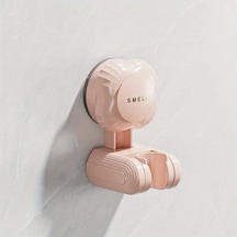 Chuangyinshop Pembe Deliksiz Duvara Monte Banyo Duş Başlığı Askısı Ayarlanabilir Pembe