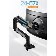 Tr 24-57 Armada Ultrawide Ekran Monitör Kolu 30 Kg Kapasiteli Vesa Uyumlu Tam Hareketli Monitör Standı