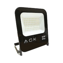 Ack Siyah Kasa 50W 6500K Beyaz Led Projektör AT62-05032
