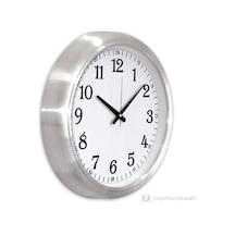 Time Gold Salon Ofis Duvar Saati Metal 48 Cm Altın