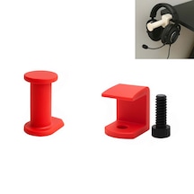 Özel 3d Baskı Gaming Kulaklık Askısı Modüler Masa Düzenleyici Tak Çıkar Düzenleyici Ebat: 5 Cm Kırmızı
