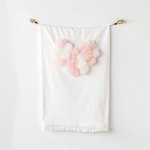 Bebek Battaniye Blanket 90x85 Petit Love Ac24502 - Ekru