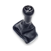 Vites Topuzu Körüğü Krom Benzinli 1j0711113dr Vw Golf 4 İle Uyumlu 1998-2004 3d M-logo Model 5 Vites