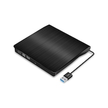 Harici Dvd Rw Usb 3.0 Ultra İnce Taşınabilir Dvd Cd Yazıcı Okuyucu Laptop Pc Uyumlu