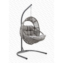 Capri Swing Nobel Tekli Rattan Bahçe Balkon Salıncağı 001