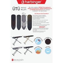 Harbinger Mm004 Ütü Masası Kılıfı 140x40 Cm Özel Keçeli, 230 C Isıya Dayanıklı Pamuklu Bez Diğer