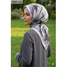 Velscarfs Eşarp Velscarfs Soft Pamuk Parla Eşarp Gri 1043-122 Çok Renkli