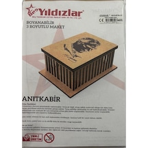 Yıldızlar Demonte 3 Boyutlu Ahşap Maket Anıtkabir