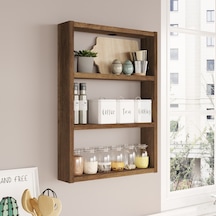 Yurudesign Pera 3'Lü Duvar Rafı Mutfak Banyo Rafı Barok Pr1-Br