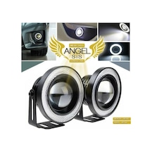 Angel Led Sis Farı 76mm Beyaz Universal Mercekli Sis Beyaz