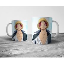 Pixxa Shanks - One Piece Kupa Bardak Model 1