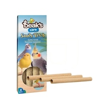 Beaks Kuşlar için Kumlu Tünek 4'lü Paket