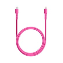 Usb-c - Lightning Hızlı Şarj Kablosu 120cm Neon Neon Pembe Standart