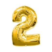 Gold Folyo Balon 2 Rakamı 90 CM