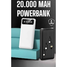 Powerbank 20.000 Mah Dijital Göstergeli Lcd Ekran Uzun Pil Ömrü Belirtilmemiş 57735305
