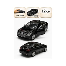 1:36 Ölçek Hundai Genesıs G80 Metal Model Araba - Siyah