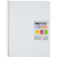 Mynote Neon Defter A4 80 Yp. Kareli Uc34080-k Çok Renkli