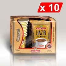 Altıncezve Hazır Türk Kahvesi Ofis Seti Şekerli 10'lu 10 x 11 G