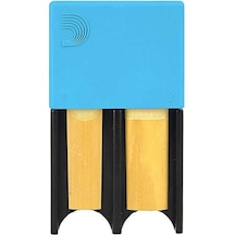 D'addario Drgrd4acbl Reed Guard Mavi Kamış Saklama Kutusu 4 Adet Klarnet Veya Saksafon Kamışı İçin Güvenli Ve Nem Dengeli Koruma