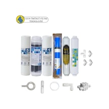 Global Water Purefer Açık Kasa Çift Sedimentli Sertifikalı 6li Vontron Helixfil Yüksek Tds Mebran B12 Alkalili