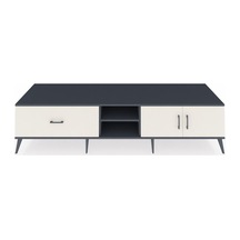 Kronos Tv Ünitesi 2 Raflı Tek Çekmeceli 2 Kapaklı 220x59x51 Antrasit-aytaşı Aytası/aytası - Antrasıt