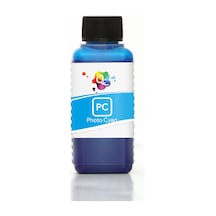 QC Canon imagePROGRAF iPF6200 Uyumlu Yazıcı Mürekkebi 100ml PC Photo Cyan Foto Mavi Pigment
