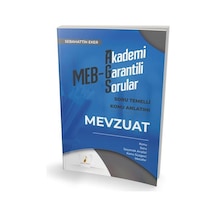 Meb Ags Mevzuat Soru Temelli Konu Anlatımı / Sebahattin Eker