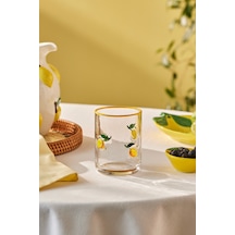 Karaca Desenli Meşrubat Bardağı 420 Ml Sarı