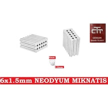 Neodyum Mıknatıs D6X 1.5 Mm Ekstra Kuvvetli 500 Adet