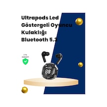 Bluetooth 5.3 Kablosuz Kulaklık 30mm Sürücü Led Ekranlı Mikrofonlu Standart