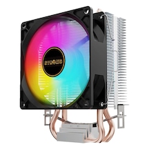 Strong M2-Pro 9cm Rainbow 2 Bakır Borulu 105W Tdp Intel/amd Kule Tipi Işlemci Cpu Fan