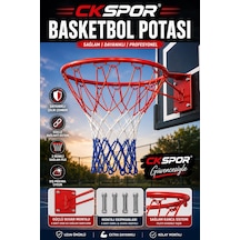 Ckspor Basketbol Potası Ve Filesi 45 Cm Çember Çapı Duvara Monte Basketbol Çemberi