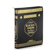 Kabeli Çanta Boy Fermuarlı Mealli Kuranı Kerim