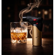 Gigante Premium Pürmüz Çakmak - Viski&amp Kokteyl Tütsüleme,mutfak&amp Hobi Alevli Torch Diğer