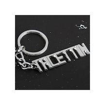 Tacettin İsimli Anahtarlık Gümüş