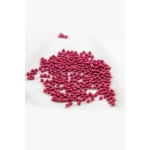 Bordo 4 Mm Cam İnci Boncuk Aksesuar Takı Malzemesi 30 Gr 330 Adet