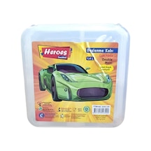Heroes Double Maxi Beslenme Kabı Ern-329-şeffaf Araba Çok Renkli