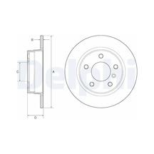 Bmw 316i E36 Arka Fren Diski 1991-1998 Delphı Bg2624 2adettir